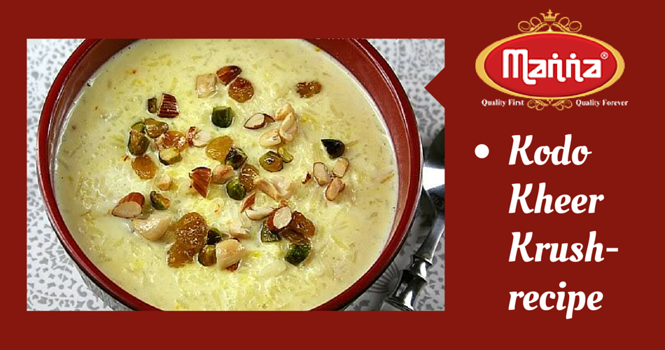 Kodo Kheer Krush &ndash; Manna Foods
