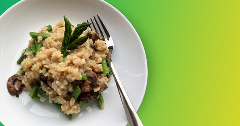 Brown Rice Mushroom Risotto