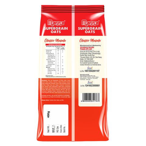 Millet Bytes Sour Cream & Onion 175g Pack of 5 and Masala Oats Classic 450g Combo