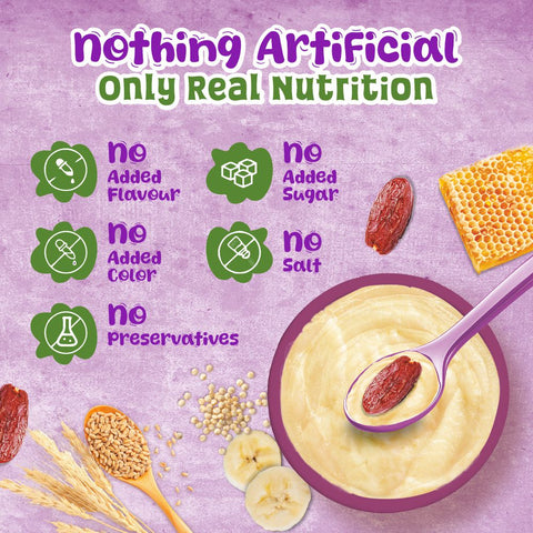 Health Mix Instant Baby Cereal Banana Date Powder and Honey 200g