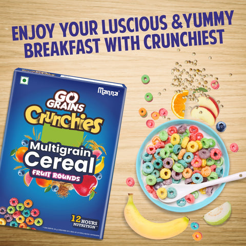 Go Grains Crunchies Fruit Rounds 250g