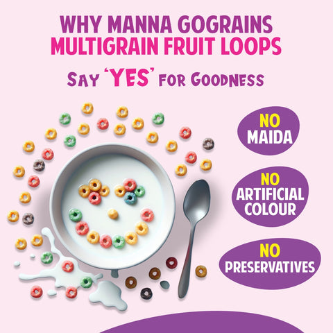 Go Grains Crunchies Fruit Loops 250g
