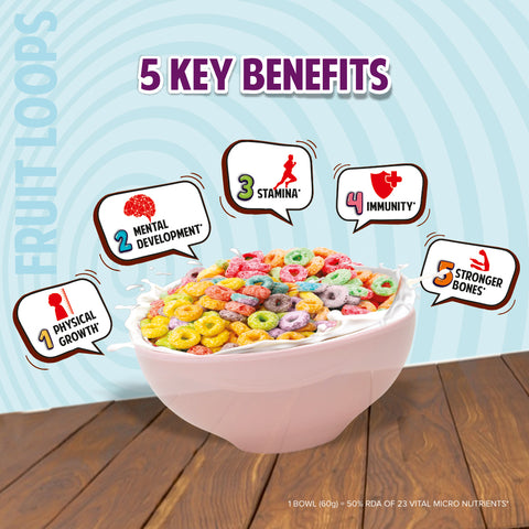 Go Grains Crunchies Fruit Loops 250g