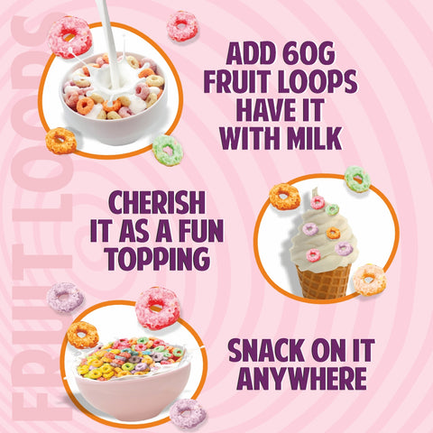 Go Grains Crunchies Fruit Loops 250g