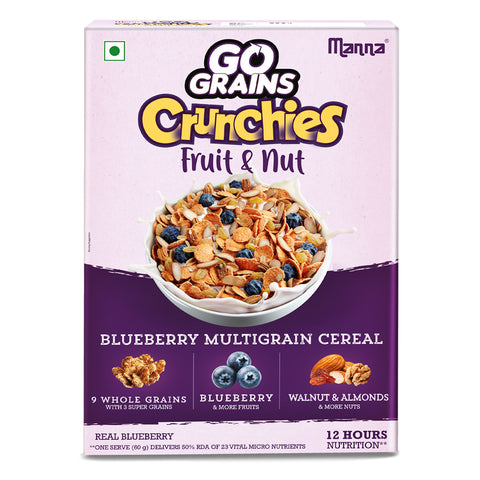 Go Grains Crunchies Blueberry 300g
