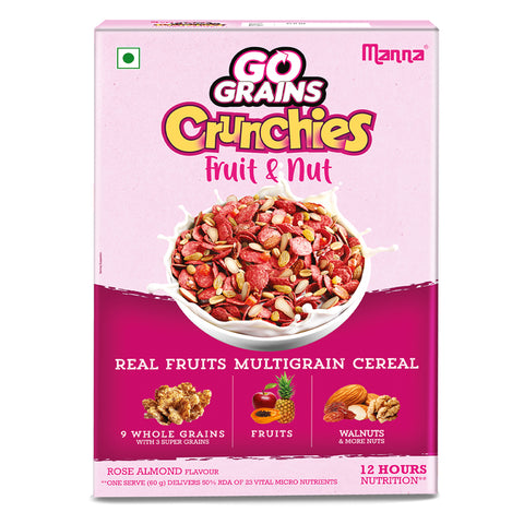 Go Grains Crunchies Rose Almond 300g