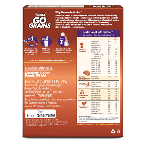 Go Grains Nutrition Drink for Kids 200g