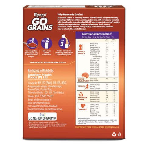 Go Grains Nutrition Drink for Kids 400g