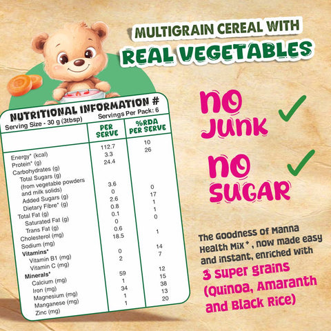 Health Mix Instant Baby Cereal Beetroot and Carrot 200g