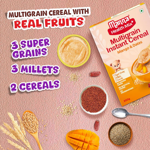 Health Mix Instant Baby Cereal Mango and Date Powder 200g