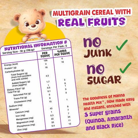 Health Mix Instant Baby Cereal Mango and Date Powder 200g