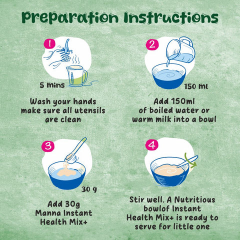 Health Mix Instant Baby Cereal Spinach, Carrot and Dal 200g