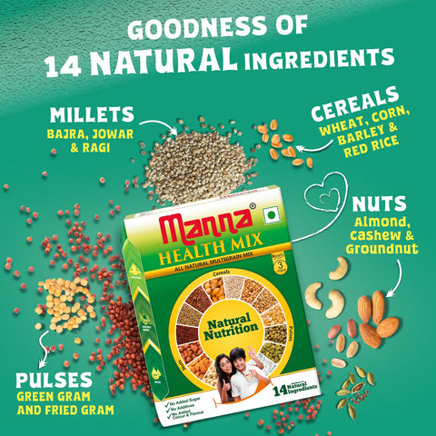 Health Mix 600g and Jaggery Powder 350g Combo