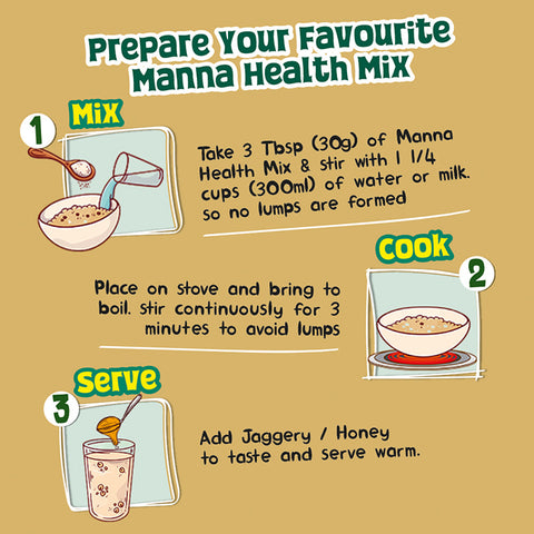 Health Mix 675g and Date Powder 200g Combo