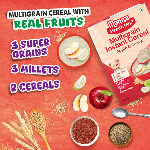 Health Mix Instant Baby Cereal Apple and Guava 200g