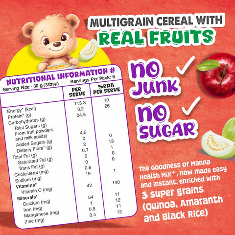 Health Mix Instant Baby Cereal Apple and Guava 200g