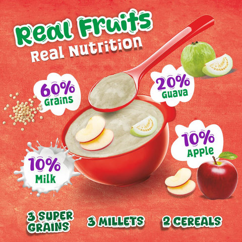 Health Mix Instant Baby Cereal Apple and Guava 200g