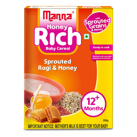 Baby Cereal Sprouted Ragi and Honey powder 6 months+ 200g