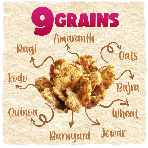 Go Grains Crunchies Rose Almond 300g