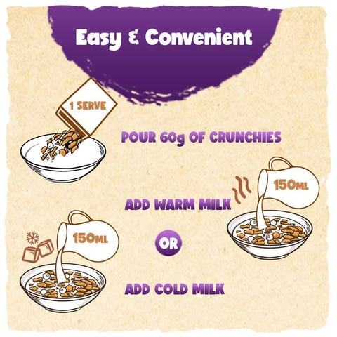 Go Grains Crunchies Blueberry 300g