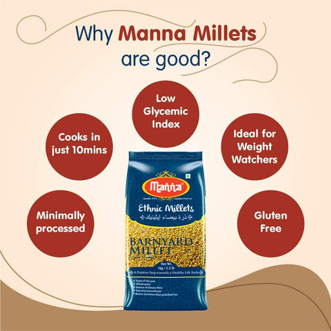 Barnyard Millet 500g and Low GI Atta 1.1 kg Combo