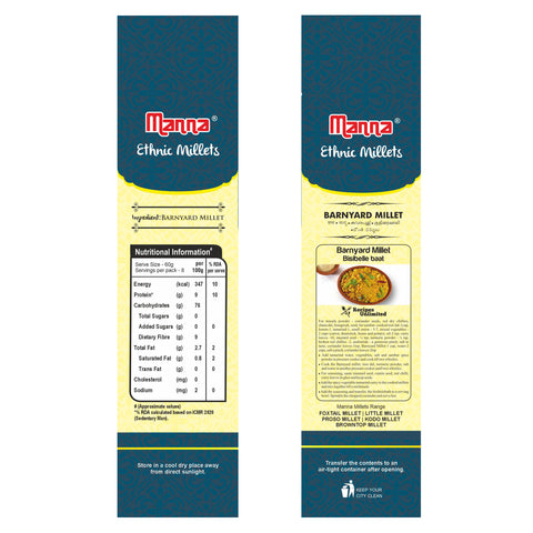 Barnyard Millet 500g and Low GI Atta 1.1 kg Combo
