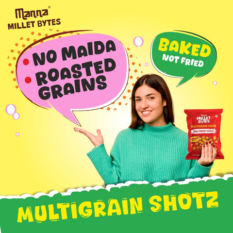 Millet Bytes Pudina 175g Combo Pack of 5