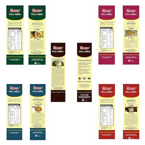 Millets Combo Pack of 5 with Browntop  (2.6Kgs)