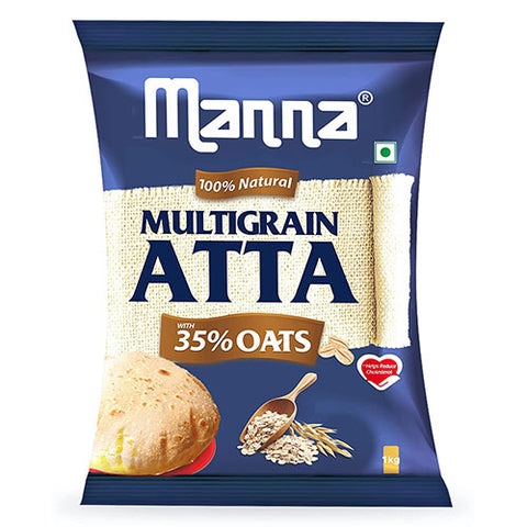 Multigrain Atta with 35% Oats I Diabetic friendly I Helps Reduce cholesterol - 1kg
