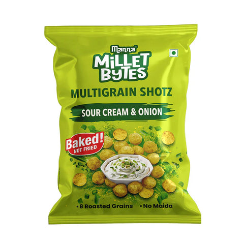 Millet Bytes Sour Cream & Onion 38g