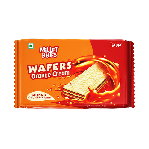 Millet Bytes- Multigrain Wafers | Steal deal buy 3 combo get 3 combo free | Treat Waffy of Strawberry, Pineapple & Orange – 105g per combo | Treat Waffy of Strawberry, Pineapple & Orange - 315g pack of 3 | 144 sticks