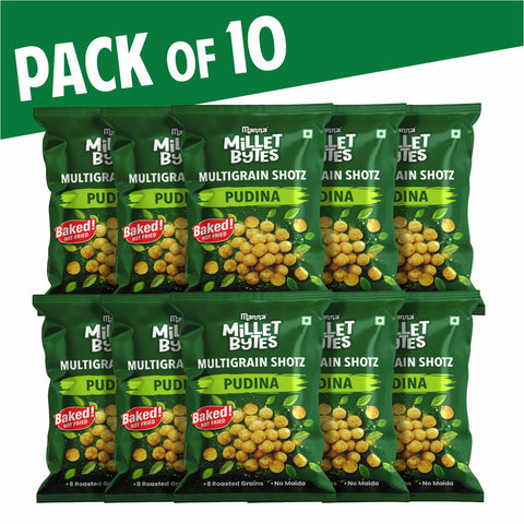 Millet Bytes Pudina Pack of 10