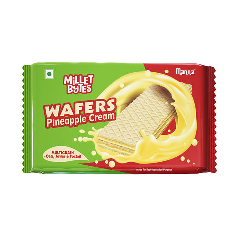 Millet Bytes- Multigrain Wafers | Steal deal buy 3 combo get 3 combo free | Treat Waffy of Strawberry, Pineapple & Orange – 105g per combo | Treat Waffy of Strawberry, Pineapple & Orange - 315g pack of 3 | 144 sticks
