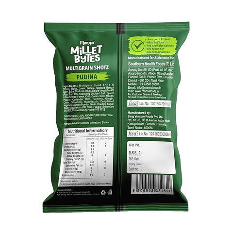 Millet Bytes Pudina 38g