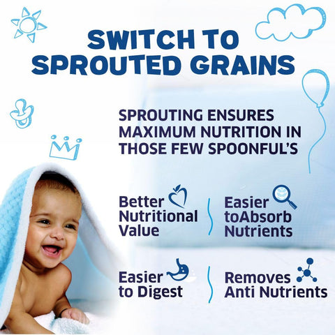 Baby Cereal Sprouted Ragi and Banana 6 months+ 200g