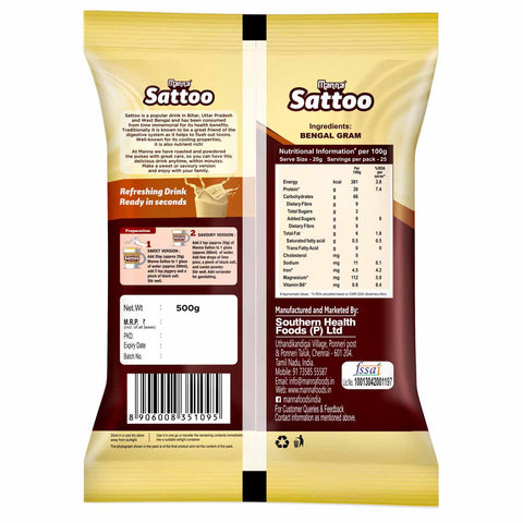 Low GI Atta 1.1 kg and Sattu 500g Combo