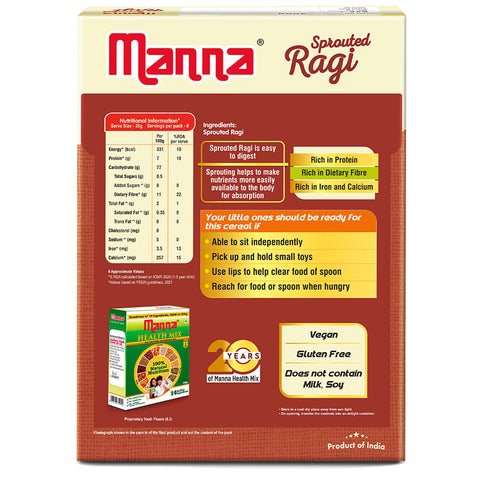 Sprouted Ragi Baby Cereal 250g