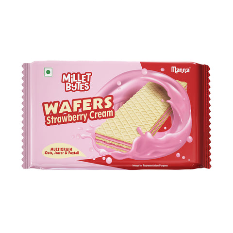 Millet Bytes- Multigrain Wafers | Steal deal buy 3 combo get 3 combo free | Treat Waffy of Strawberry, Pineapple & Orange – 105g per combo | Treat Waffy of Strawberry, Pineapple & Orange - 315g pack of 3 | 144 sticks