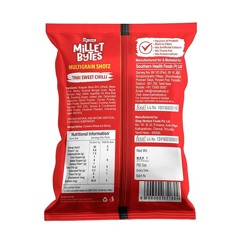 Millet Bytes Thai Sweet Chilli 38g