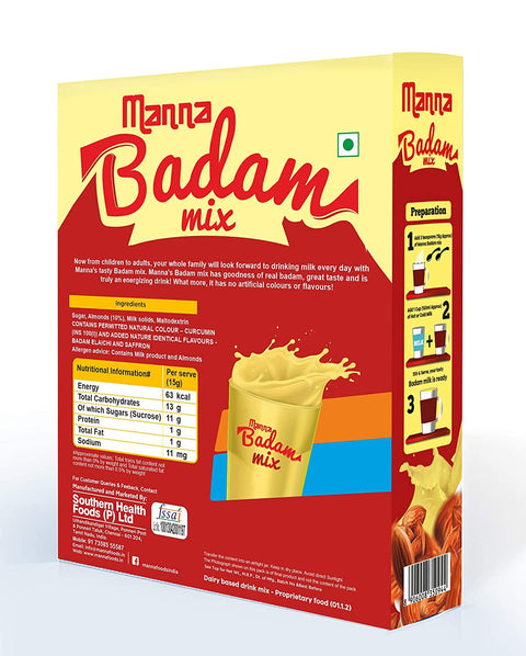 Badam Mix - Real bits of Badam - Instant Drink mix - Pack of 2 (800g)