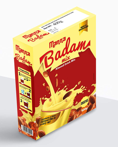 Badam Mix - Real bits of Badam - Instant Drink mix - Pack of 2 (800g)