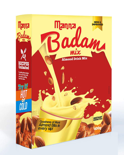 Badam Mix - Real bits of Badam - Instant Drink mix - Pack of 2 (800g)