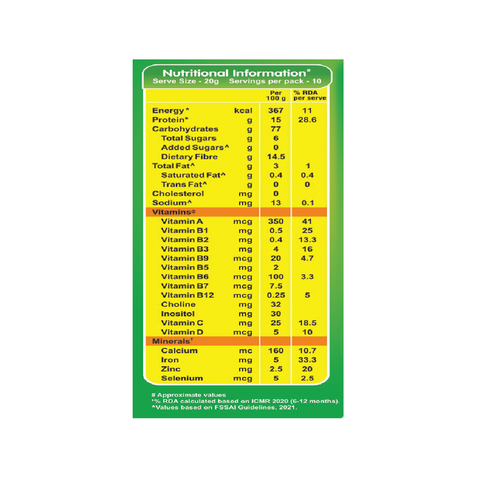 Banana Rich 200g - Baby Food (6+Months) Sprouted Ragi & banana  - 100% Natural Health Mix(UAE)