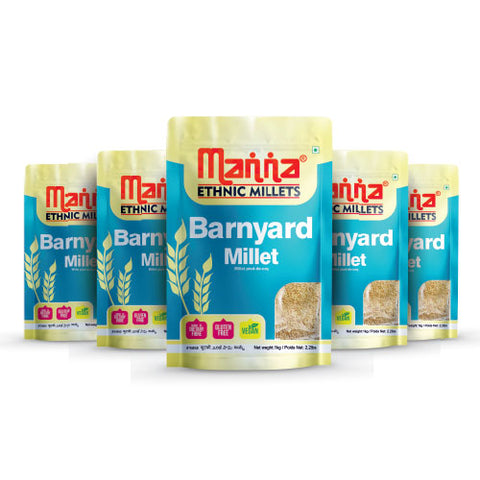 Barnyard Millet - Native low GI millet rice -  Source of dietary fibre