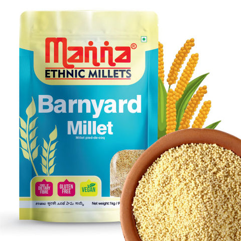 Barnyard Millet - Native low GI millet rice -  Source of dietary fibre