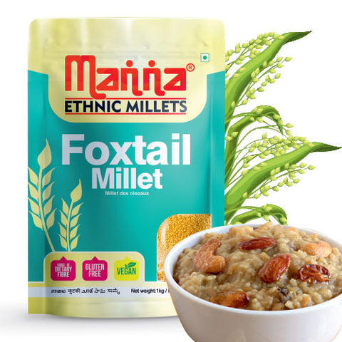 Foxtail Millet - Native low GI millet rice - 100% more fibre than rice