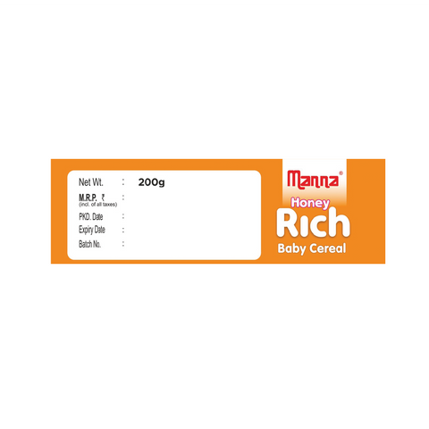 Honey Rich - Baby Food (6+Months) Sprouted Ragi with Honey powder  - 100% Natural Health Mix(UAE)