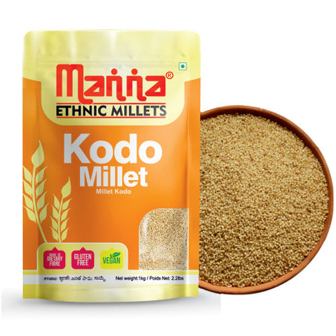 Kodo Millet - Native low GI millet rice - Source of dietary fibre