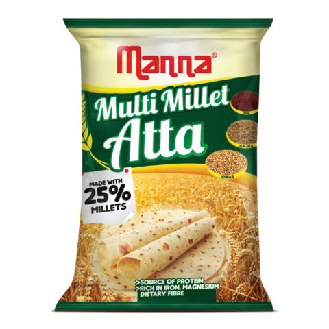 Multi Millet Atta - 25% millets I Diabetic friendly I Low GI I High protein & Fiber - 5kg