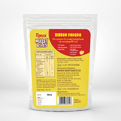 Millet Bytes-  Ribbon Pakoda | Snacks | 150grams